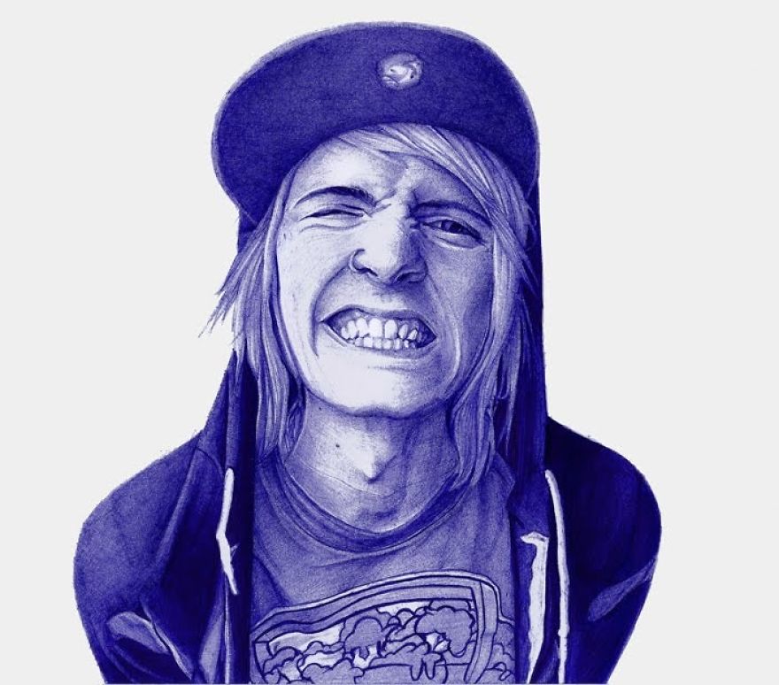 Realistic And Detailed, Bic Ballpoint Pen Drawings Realistic And Detailed, Bic Ballpoint Pen Drawings