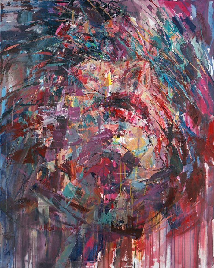 Layers Of Hidden Acrylic, In Portrait Paintings Layers Of Hidden Acrylic, In Portrait Paintings