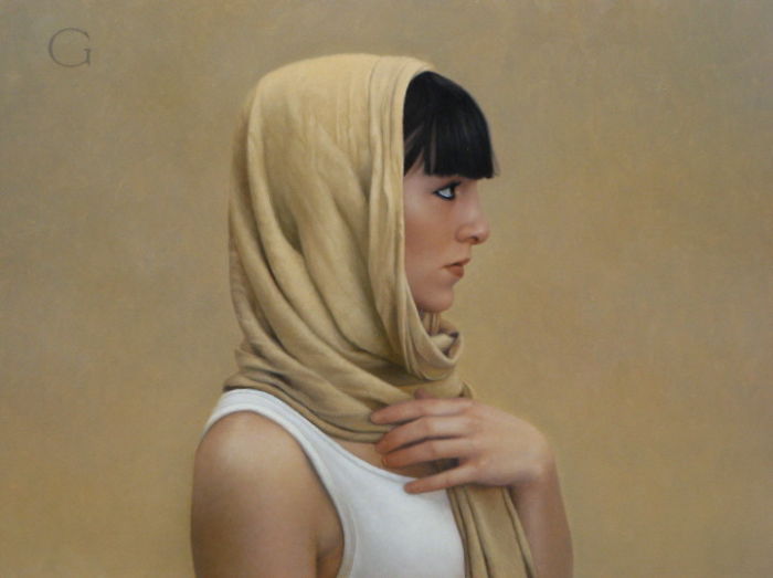 Lost In Thought, Realistic Oil Paintings Lost In Thought, Realistic Oil Paintings