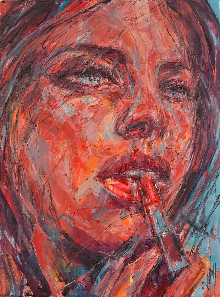 Layers Of Hidden Acrylic, In Portrait Paintings Layers Of Hidden Acrylic, In Portrait Paintings