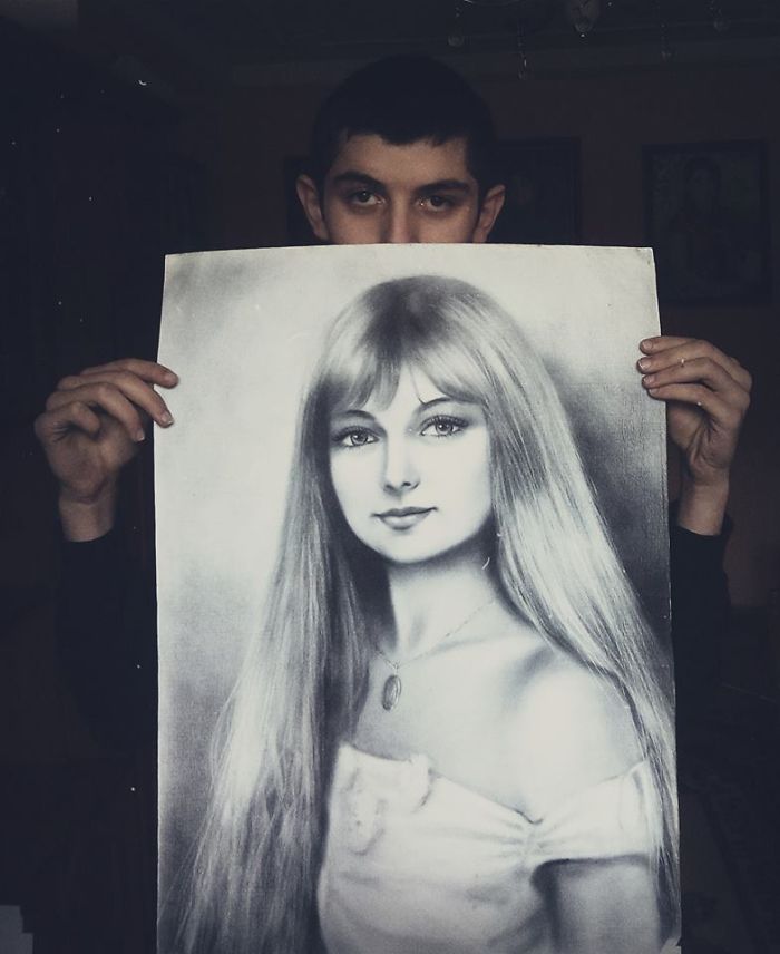 Georgian Young Artist's, Anzor Valetov's Drawings.