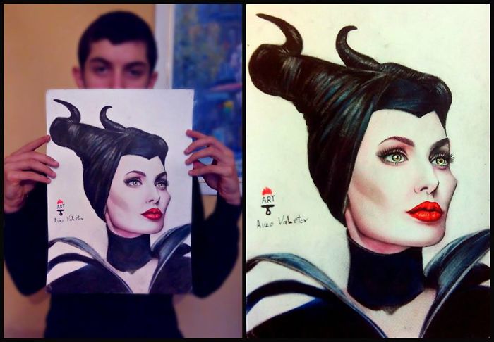 Georgian Young Artist's, Anzor Valetov's Drawings.