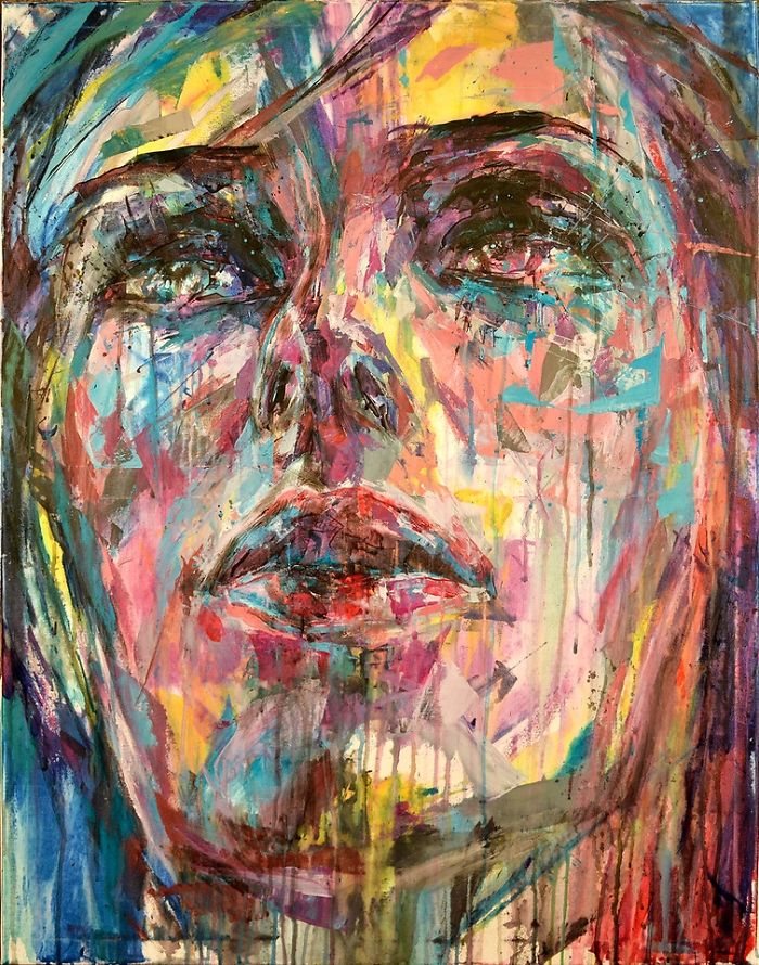 Layers Of Hidden Acrylic, In Portrait Paintings Layers Of Hidden Acrylic, In Portrait Paintings
