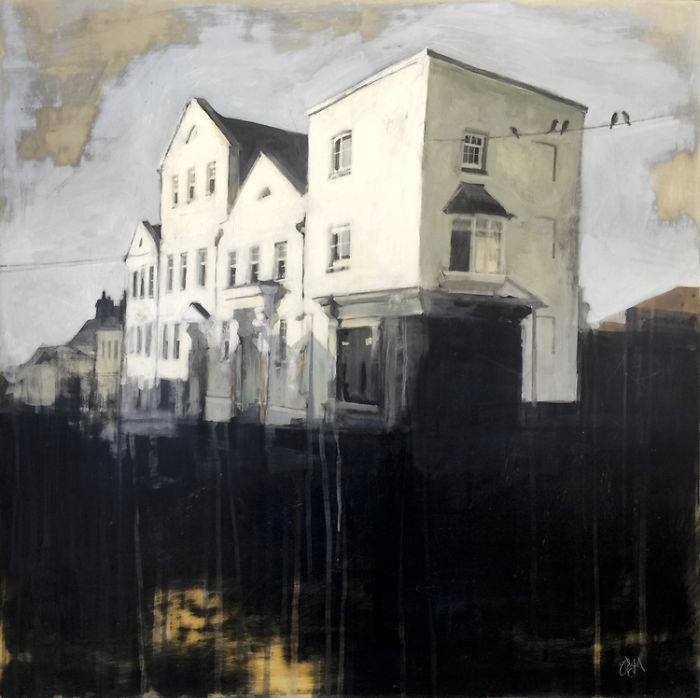 Soothing Architectural Acrylic Paintings