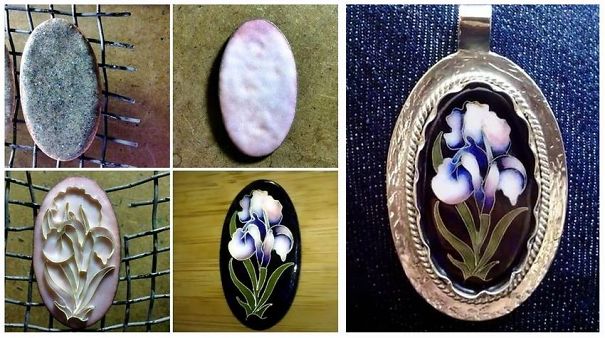 Georgian Artist Makes Beautiful And Creative Cloisonne Enamel Jewelry And Souvenirs (all Handmade)