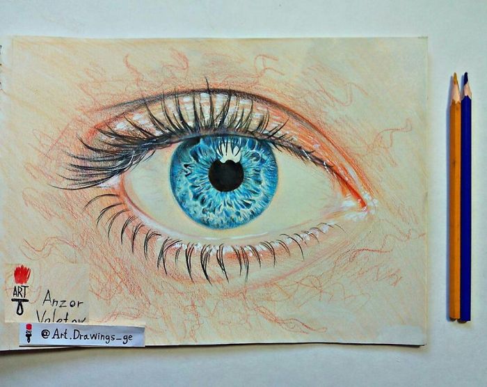 Georgian Young Artist's, Anzor Valetov's Drawings.