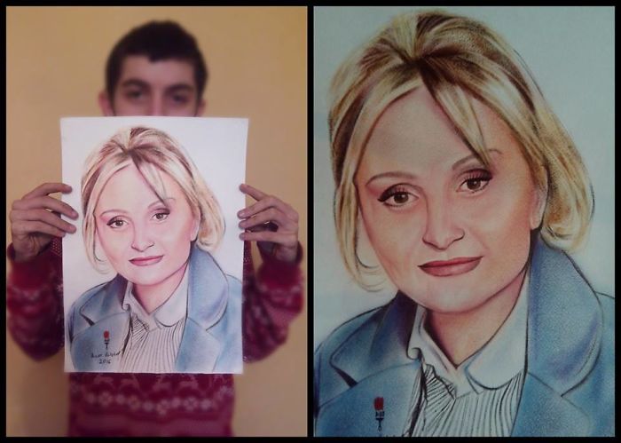 Georgian Young Artist's, Anzor Valetov's Drawings.