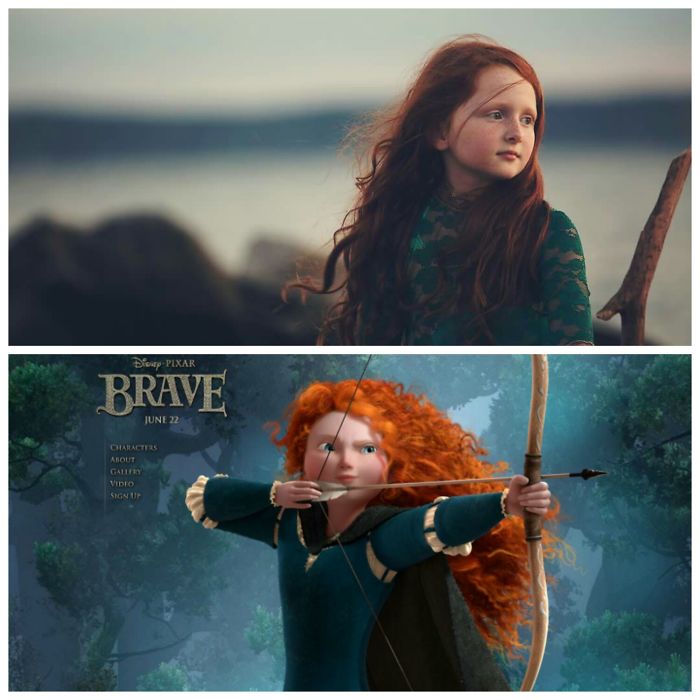 My Daughter Izzy And Merida From Brave