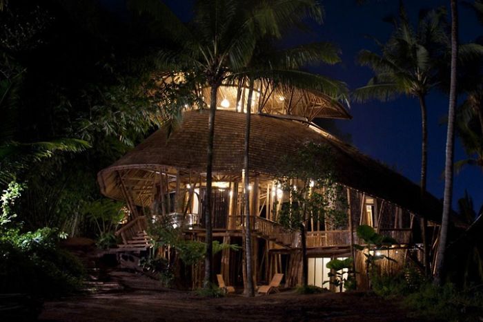 I Would Love To Live In This Bamboo House On 4 Levels