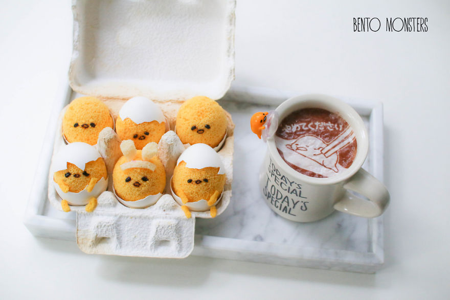 Kyaraben Bento Monsters Themed Lunch Food Art