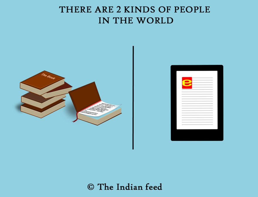 I Created 9 Funny Illustrations That Show The Two Kinds Of People In The World