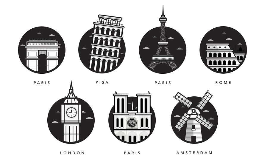 Simple European Landmarks