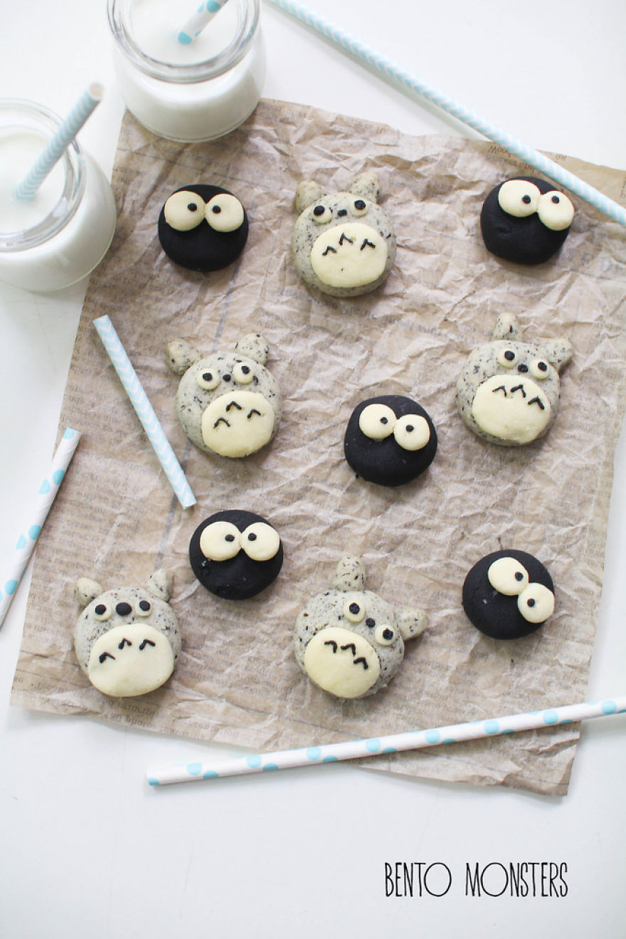 Kyaraben Bento Monsters Themed Lunch Food Art