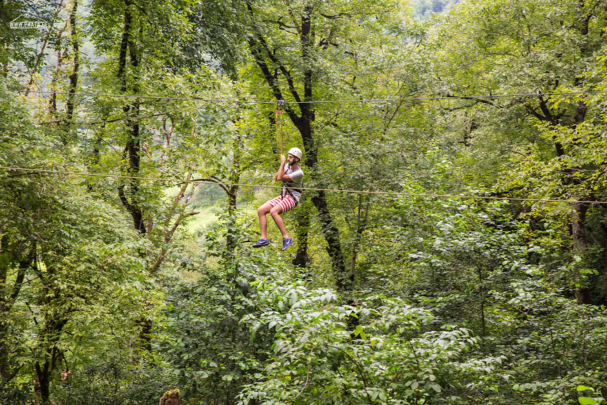 Zipline At Mtirala National Park Zipline At Mtirala National Park