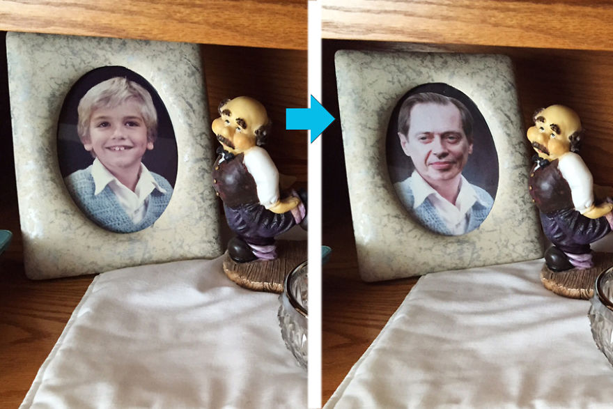 I Replaced Photos Of My Brother With Steve Buscemi, And Nobody Noticed