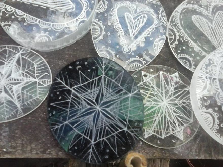 I Make Decorations From Reclaimed Glasses Lenses. I Make Decorations From Reclaimed Glasses Lenses.