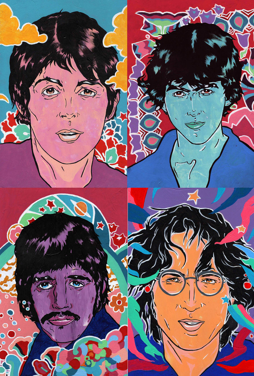 Andrew Kskarafia Pop Art Paintings