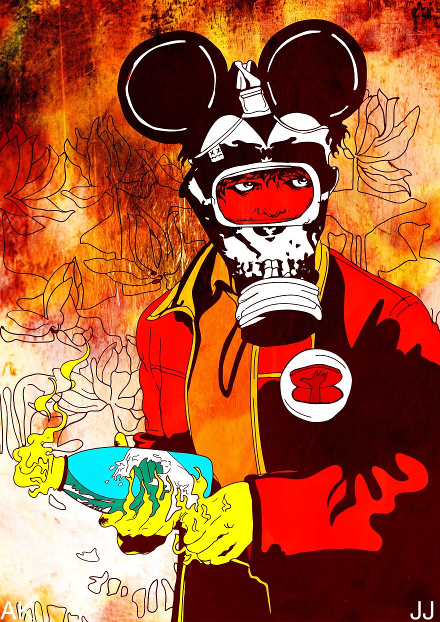 Andrew Kskarafia Pop Art Paintings