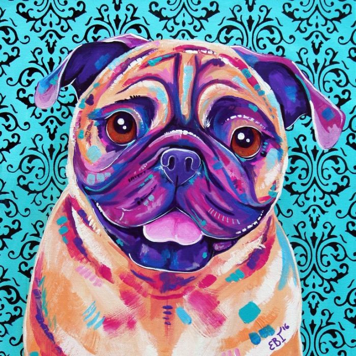 I Paint Colourful Animal Portraits With A Twist