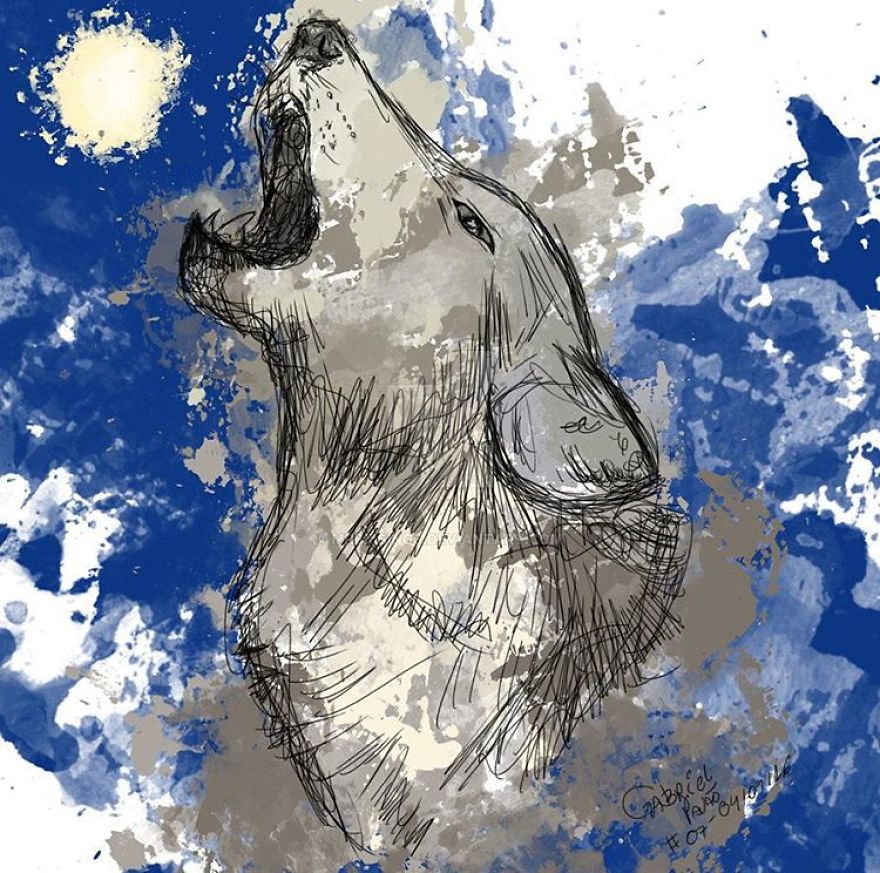 Artist Illustrates Endangered Animals To Encourage Protection