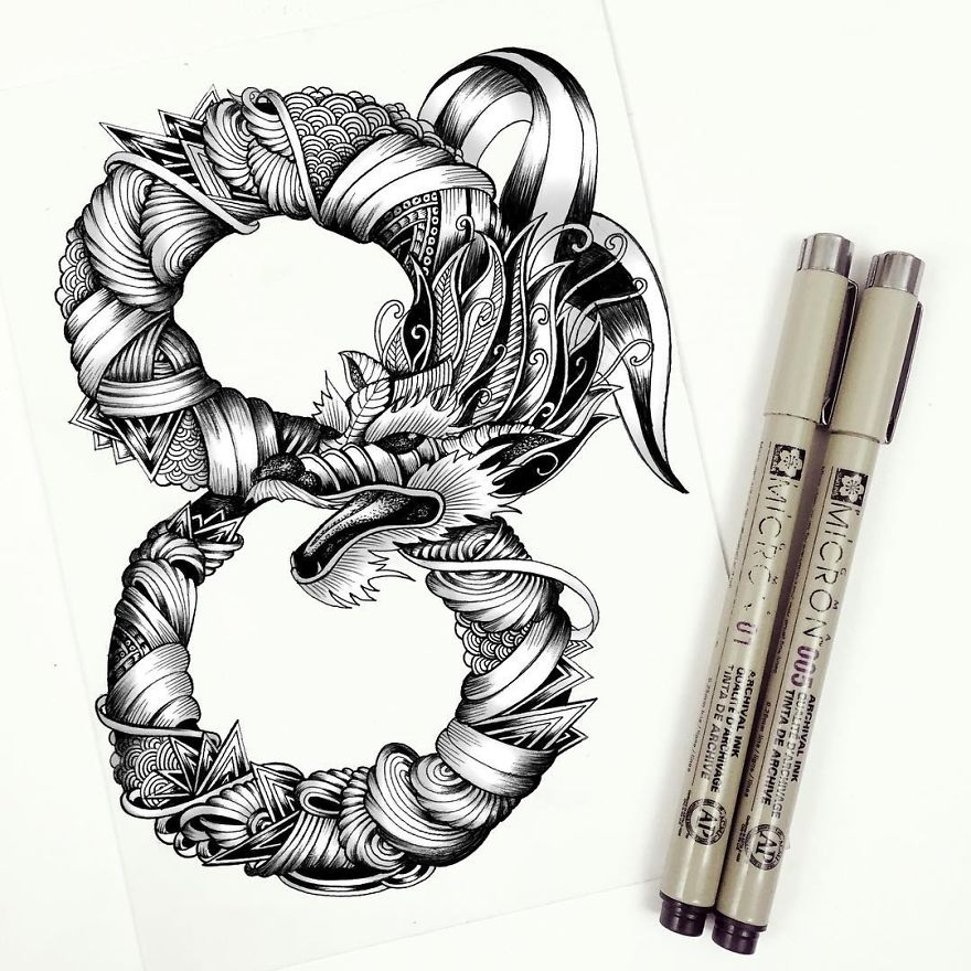 Artist Uses The Zentangle Style To Detail Animal Drawings Artist Uses The Zentangle Style To Detail Animal Drawings