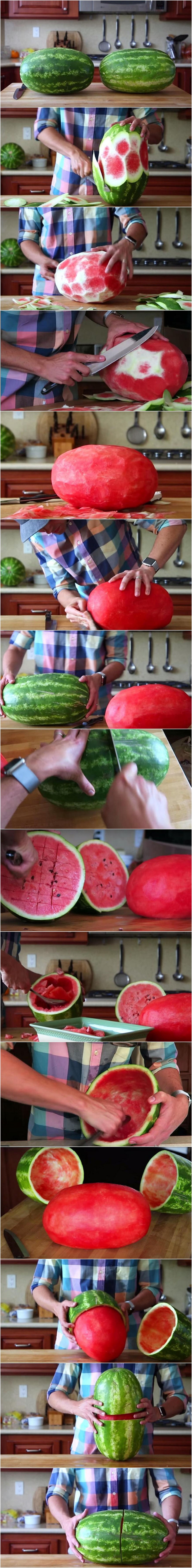 Awesome Way To Cut Watermelon
