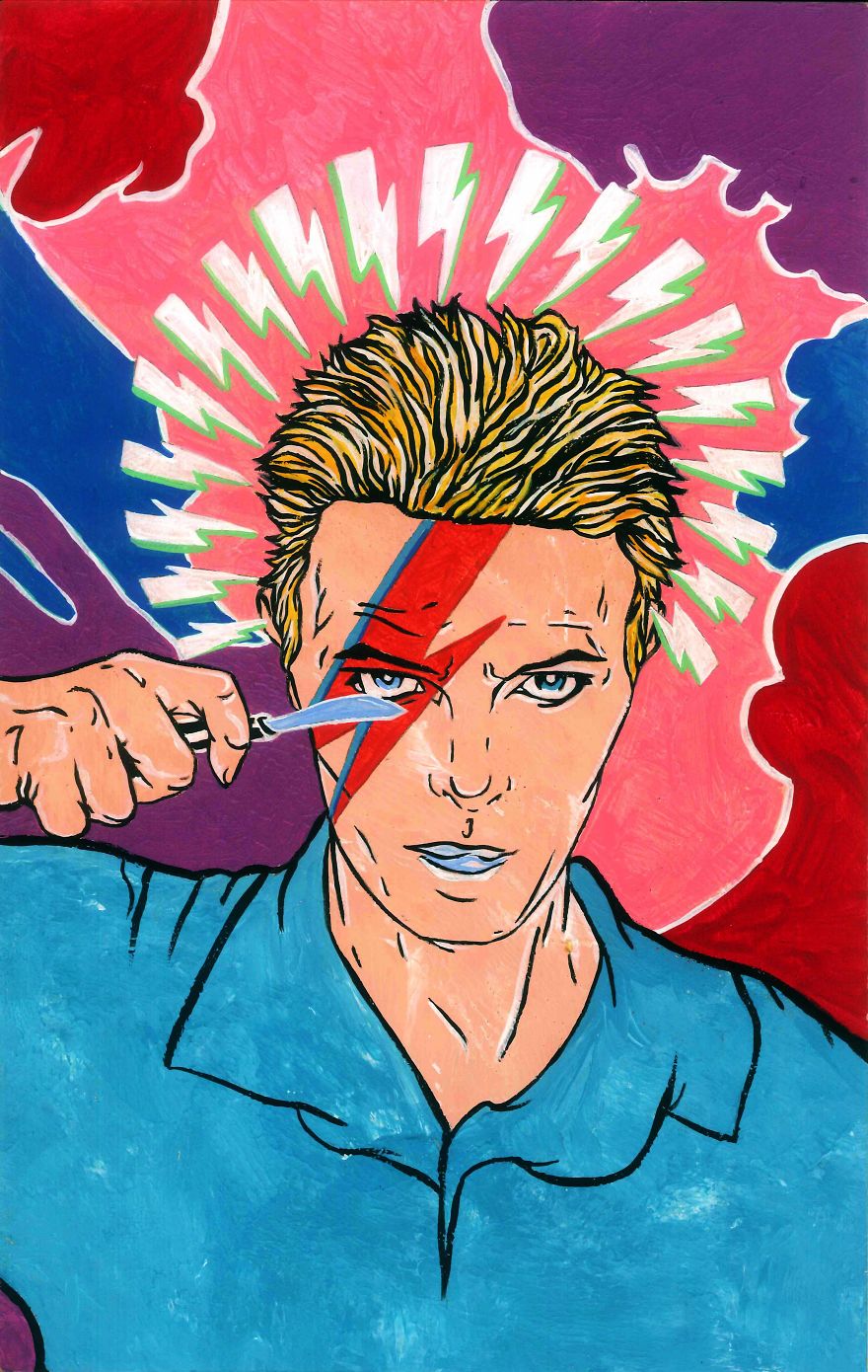 Andrew Kskarafia Pop Art Paintings