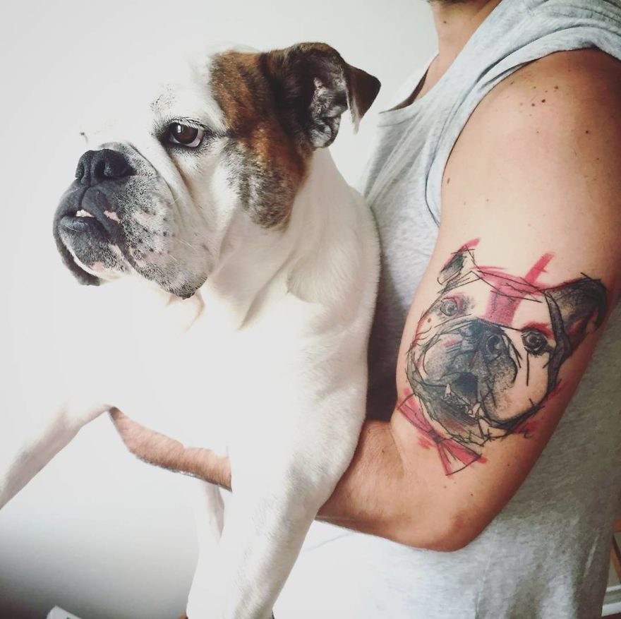 Colorful And Sketchy Tattoos By Vesna