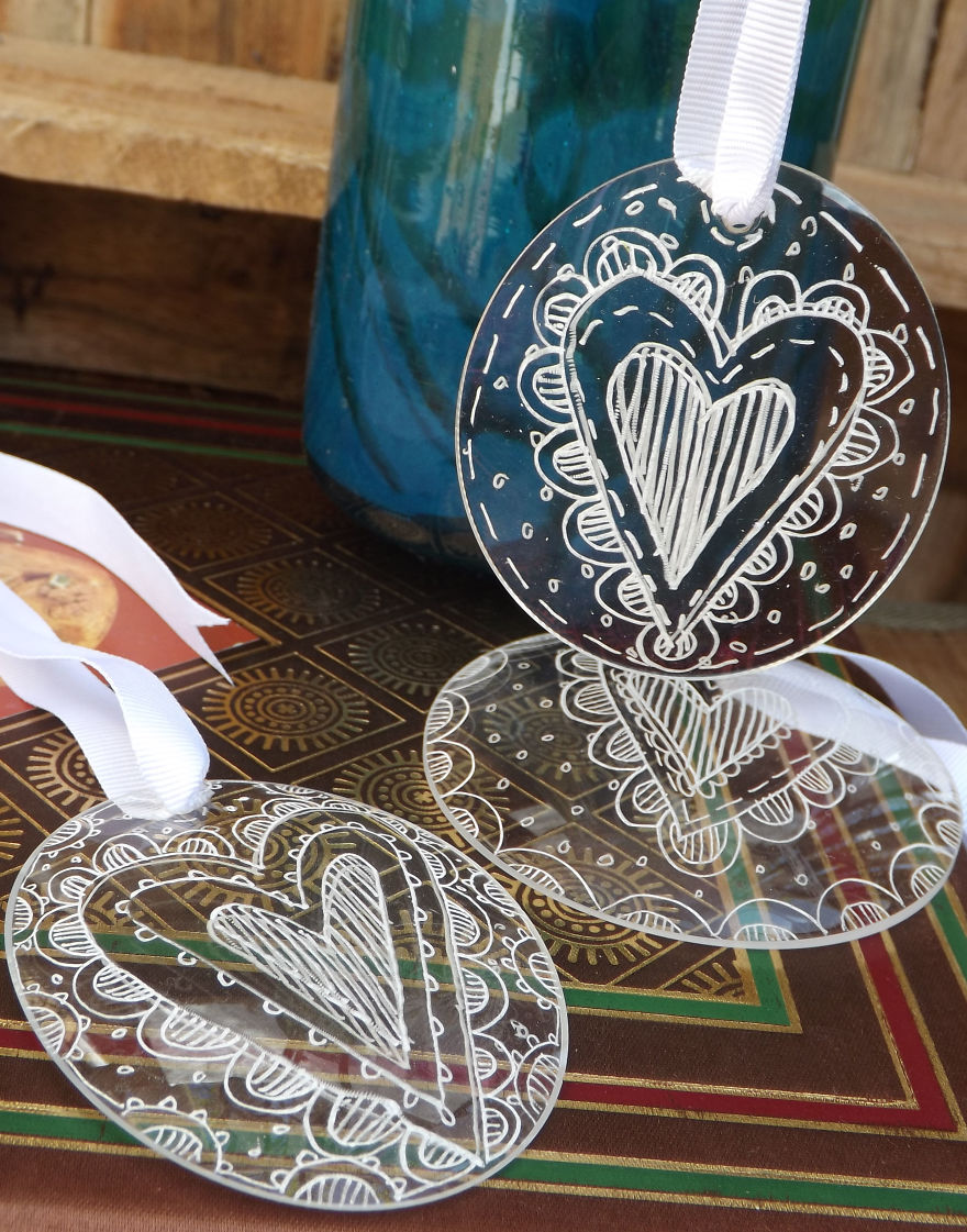I Make Decorations From Reclaimed Glasses Lenses. I Make Decorations From Reclaimed Glasses Lenses.
