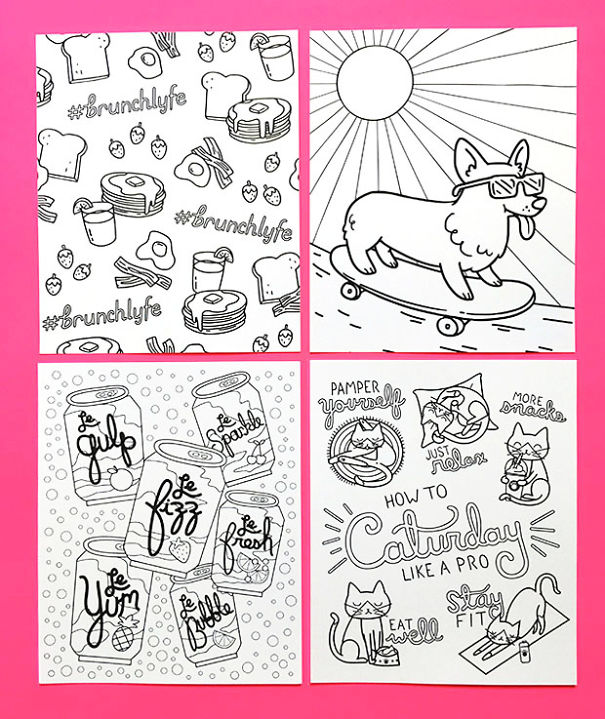 Distractables: A Super Cute Very Nice Coloring Book Is Here To Take You To Your Happy Place