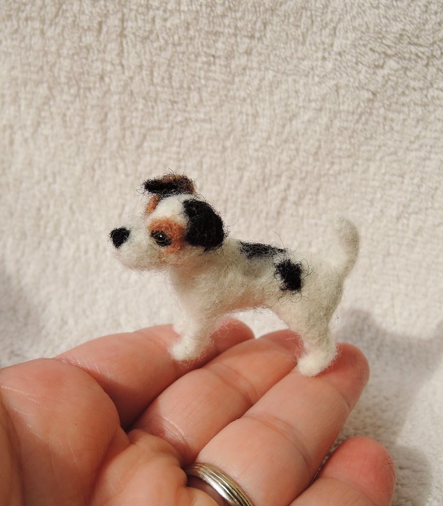 My Needle-Felted Dogs