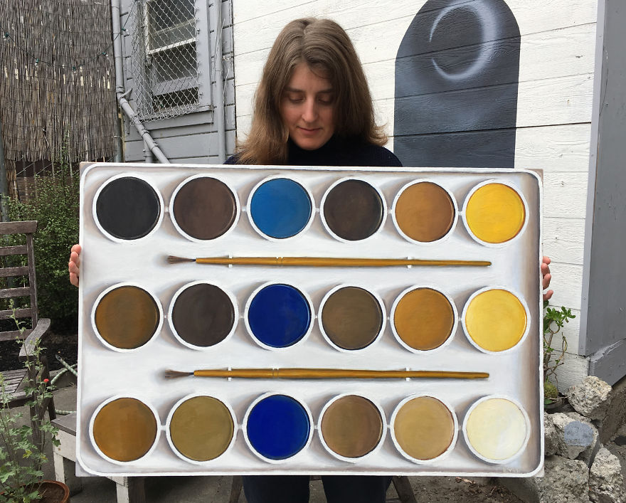 I Painted The Confusing & Fascinating Palette Of A Color Blind Artist