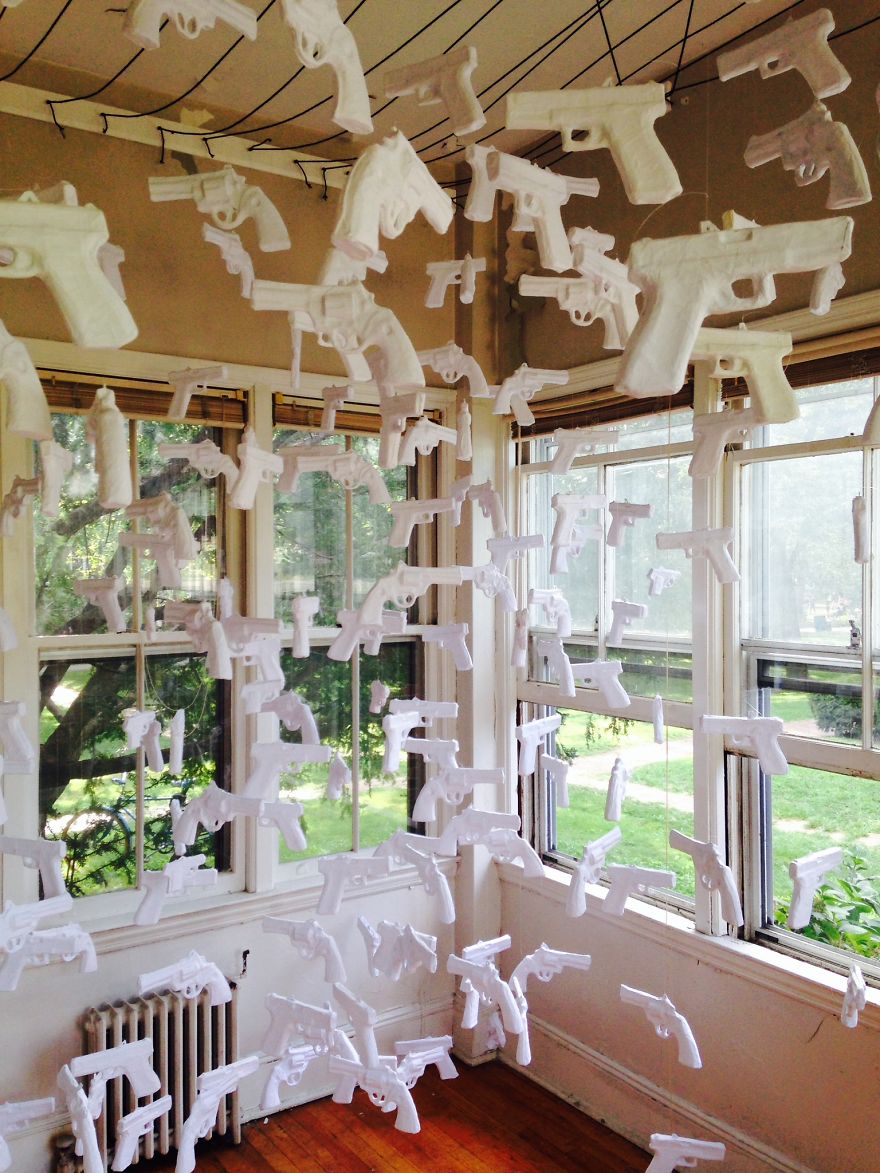 I Made A Ghost Gun Installation To Memorialize The Victims Of Mass Shootings In The USA