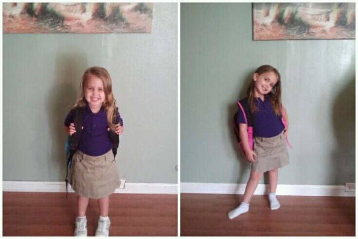 1st Day Of Pre-k And Last Day Of Pre-k