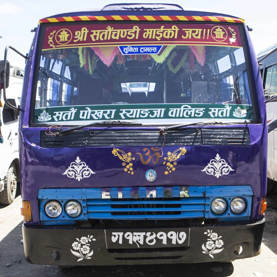 10+ Of The Most Colorful Local Buses In Nepal