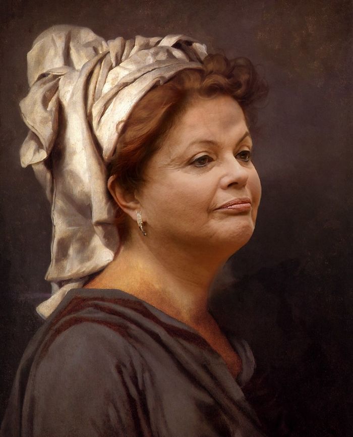 Dilma (former President Of Brazil) By Luiz Carlos Estati