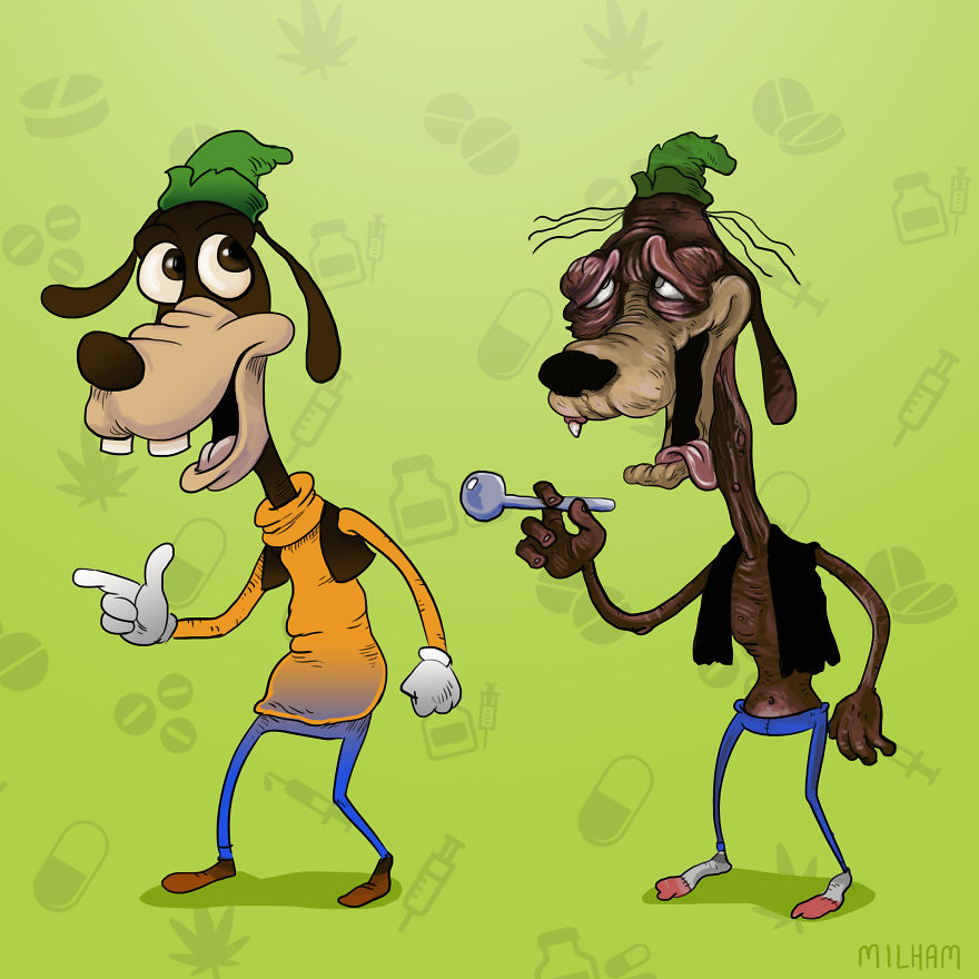 Cartoon Characters On Drugs