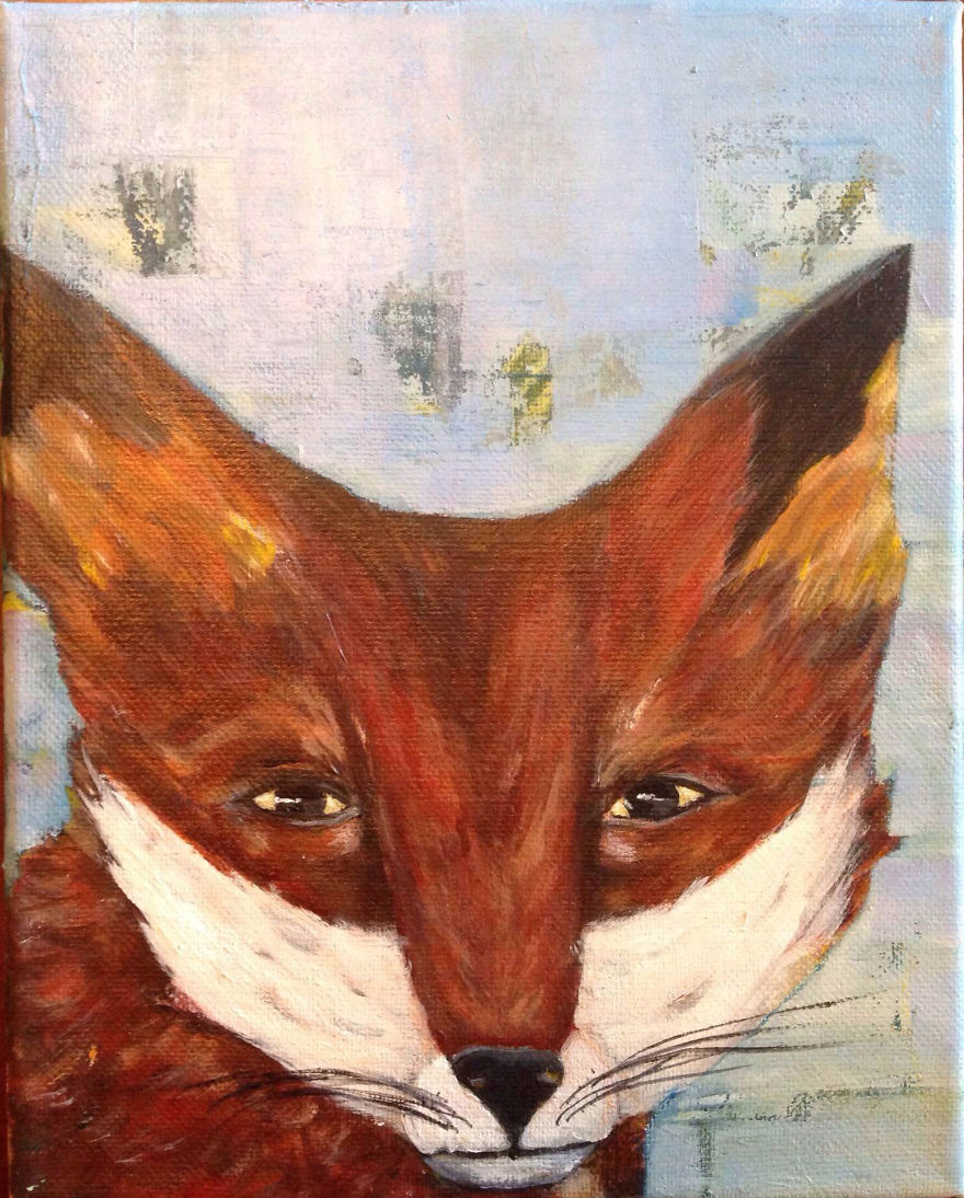 I Made This With Acrylic