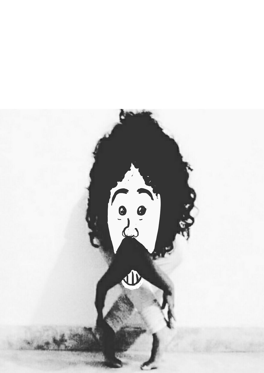 I Turned My Dancer Friend's Photo Into Hilarious Cartoons I Turned My Dancer Friend's Photo Into Hilarious Cartoons