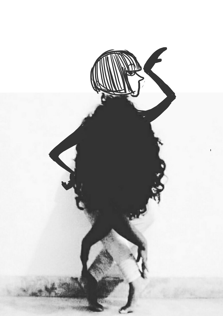 I Turned My Dancer Friend's Photo Into Hilarious Cartoons I Turned My Dancer Friend's Photo Into Hilarious Cartoons