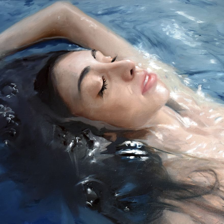 Jump Into These Watery Paintings