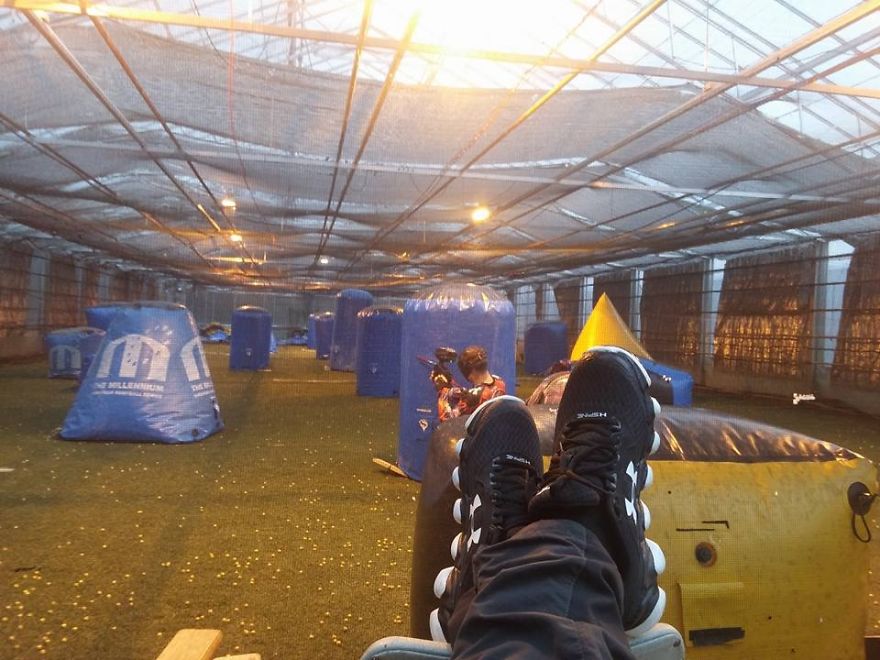Bored @ Work? Feetception!