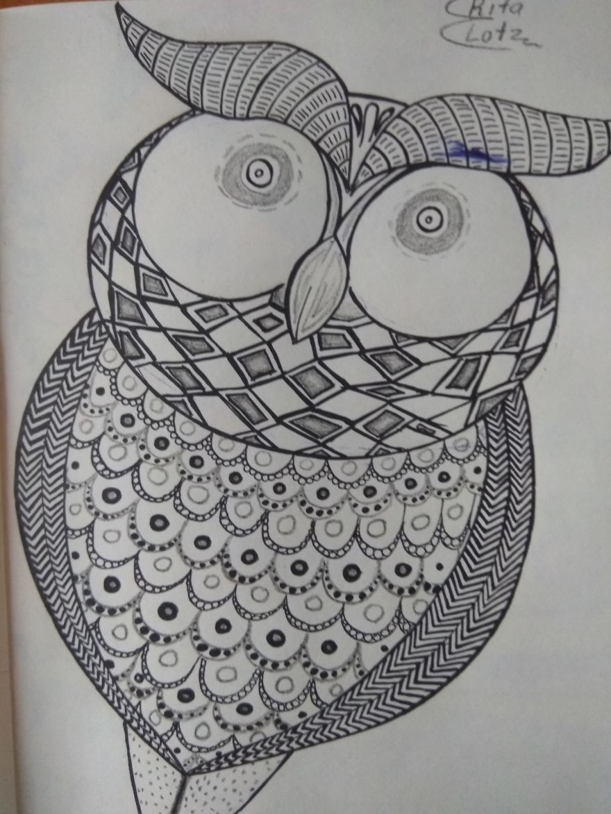 I Create Black Pen Patterns To Cope With Stress I Create Black Pen Patterns To Cope With Stress