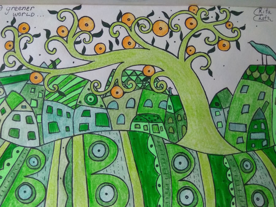 I Create Black Pen Patterns To Cope With Stress I Create Black Pen Patterns To Cope With Stress