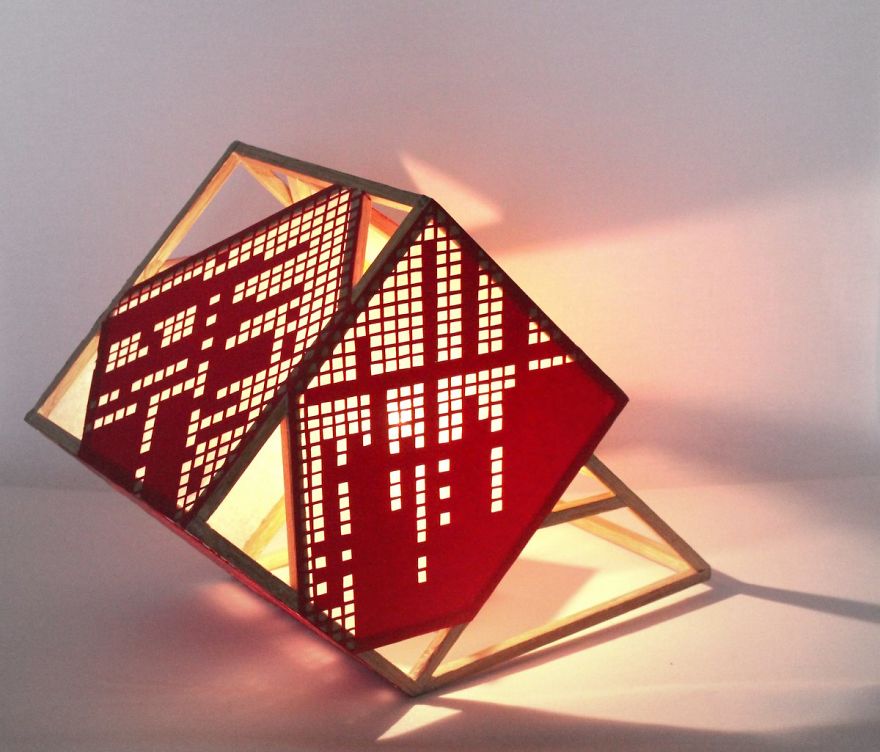 I Made A Tetris Lamp