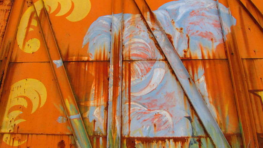 Walking In The Circus Wagon Graveyard