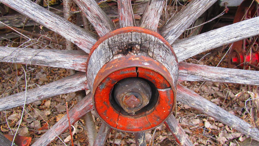 Walking In The Circus Wagon Graveyard