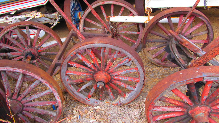Walking In The Circus Wagon Graveyard
