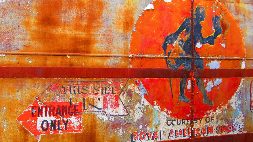 Walking In The Circus Wagon Graveyard