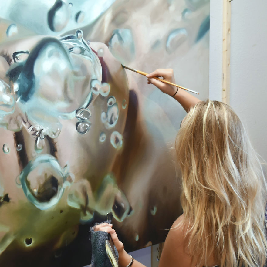 Jump Into These Watery Paintings